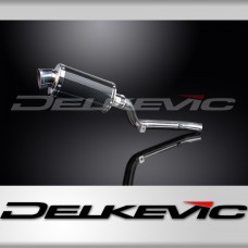 DRZ400 S 2000-2024 / DS70 OVAL 225mm (9 inch) CARBON FIBRE SILENCER