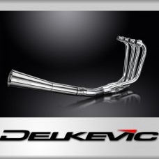 Kawasaki Z550F1 Spectre 1983 Z550F2 LTD 1984 4-1 Exhaust Stainless Megaphone Can