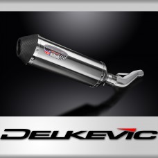 Suzuki GSX1400 2005-2009 Delkevic 343mm X-Oval Stainless Exhaust Silencer Kit