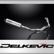 CFMOTO 650NK 2016-2023 Complete Exhaust System 343mm X-Oval Stainless  Silencer