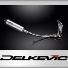 Kawasaki ZZR1400 2008-2011 4-1 Full Exhaust 343mm X-Oval Stainless Silencer