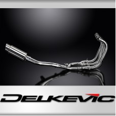 Suzuki GSX1400 2006-2007 4-1 Full Exhaust 200mm Round Stainless Silencer Can