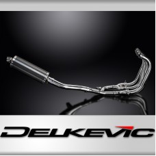 Suzuki GSX1400 2006-2007 4-1 Full Exhaust 350mm Oval Carbon Silencer Can