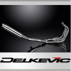 Suzuki GSX1400 2006-2007 4-1 Full Exhaust 350mm Round Stainless Silencer Can