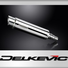 Royal Enfield Scram 411 2022-2024 350mm Round Stainless Exhaust Silencer Can Kit