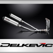 Kawasaki ZZR1400 2012-2020 4-2 Full Exhaust 343mm X-Oval Stainless Silencers