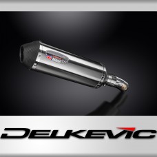 Kawasaki KLE650 Versys 2007-2014 343mm X-Oval Stainless Exhaust Silencer Kit