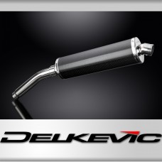 BMW F650GS F650 GS 2004-2016 450mm Oval Carbon Fibre Exhaust Silencer Can Kit