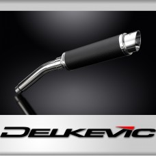 BMW F650GS F650 GS 2004-2016 350mm Round Carbon Fibre Exhaust Silencer Can Kit