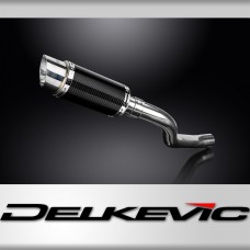 CFMOTO 650NK 2016-2023 200mm Round Carbon Fibre Exhaust Silencer Can Kit