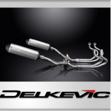 Honda ST1300 Pan European ABS Full Exhaust 4-2 343mm X-Oval Titanium Silencer