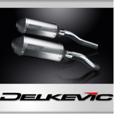 Honda ST1300 ABS Pan European 02-17 260mm X-Oval Titanium Exhaust Silencers Kit