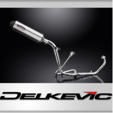 Honda XL125V VARADERO 2001-2014 Exhaust System 343mm X-Oval Stainless Silencer