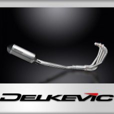 Suzuki GSX600F 1997-2006 Full Exhaust System 4-1 260mm X-Oval Titanium Silencer