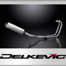 Suzuki GS500 E/F 1989-2009 Exhaust System 2-1 343mm X-Oval Titanium Silencer