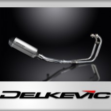 Suzuki GS500 E/F 1989-2009 Exhaust System 2-1 260mm X-Oval Titanium Silencer