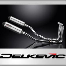 Yamaha FJR1300 2001-2005 Complete Exhaust 343mm X-Oval Stainless Silencers