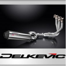 STREET TRIPLE 765RS 2017-2020 / DE-CAT XOVAL 343mm (13.5 inch) RH SILENCER 3 into 1 COMPLETE SYSTEM 