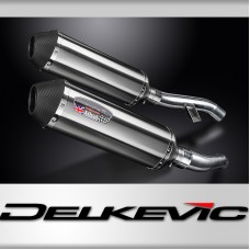 Yamaha FJR1300 2006-2023 343mm X-Oval Stainless Exhaust Silencers Cans Kit