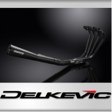 Kawasaki Z750F 1983 Full Exhaust 4-1 Megaphone Silencer Ceramic Coated Stainless