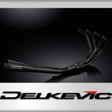 Honda CB400F Four 75-77 Exhaust 4-1 Megaphone Silencer Ceramic Coated Stainless