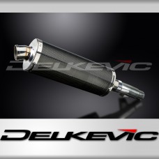 Honda NC750X 2016-2017 350mm Oval Carbon Exhaust Silencer Can Kit