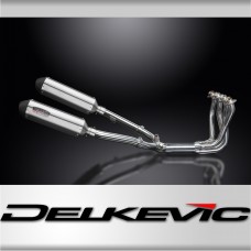 CB1100SF X-11 1999-2002 / XOVAL 343mm (13.5 inch) R/H + L/H SILENCERS 4-2 COMPLETE SYSTEM BRUSH 304 