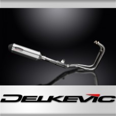 Kawasaki ER5 1996-2007 Complete Exhaust 2-1 343mm X-Oval Stainless Silencer Can