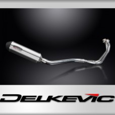 Yamaha TDM850 1991-2001 Full Exhaust System 2-1 343mm X-Oval Stainless Silencer