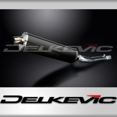 Honda CBR600FS Sport 2001-2003 450mm Oval Carbon Exhaust Silencer Can Kit