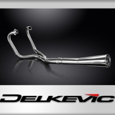 CX500 / CX500 DELUXE / CX500C  CUSTOM 1978-1981 / COMPLETE 2-1 EXHAUST SYSTEM CLASSIC MEGAPHONE SILE