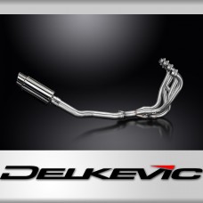 Kawasaki ZZR600 D/E ZZR400 K/N 90-09 Exhaust 4-1 200mm Round Stainless Silencer