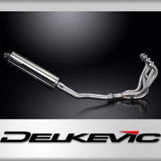 Kawasaki ZZR600 D/E ZZR400 K/N 90-09 Exhaust 4-1 450mm Oval Stainless Silencer