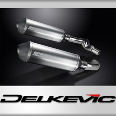 Honda CBR1000F 1987-1999 343mm X-Oval Titanium Exhaust Silencer Can Kit
