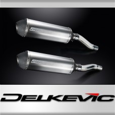 Kawasaki GPZ500S 1987-2007 343mm X-Oval Titanium Exhaust Silencer Can Kit
