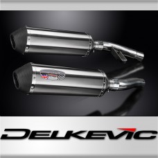 Triumph Trophy 900 1996-2002 343mm X-Oval Stainless Exhaust Silencer Can Kit