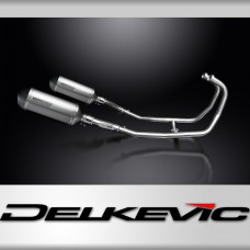 Kawasaki GPZ500S EX500 Complete Exhaust 2-2 260mm X-Oval Titanium Silencers Cans