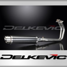 Kawasaki Vulcan S 650 2015-2021 Full Exhaust 2-1 350mm Round Carbon Silencer