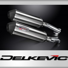 Kawasaki Z1000 2010-2020 343mm X-Oval Stainless Exhaust Silencer Can Kit