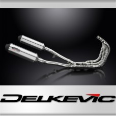 Suzuki GSX1400 2001-2004 Full Exhaust 4-2 343mm X-Oval Stainless Silencers