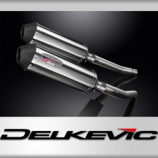 Suzuki GSX1300R Hayabusa 2008-2020 343mm X-Oval Stainless Exhaust Silencer Kit