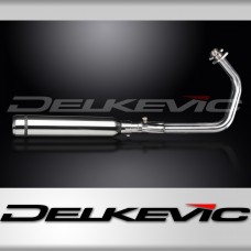 Kawasaki Vulcan S 650 2021-2023 Full Exhaust 410mm Bull Nose Silencer Stainless