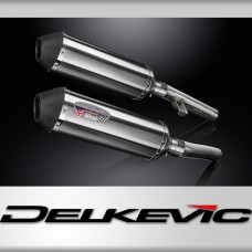 Kawasaki ZZR1200 Ninja 2002-2005 343mm X-Oval Stainless Exhaust Silencer Can Kit