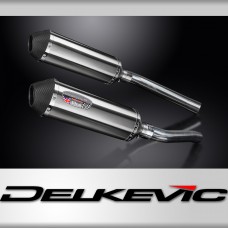 Suzuki DL1000 V-Strom 2002-2013 260mm X-Oval Stainless Exhaust Silencer Can Kit