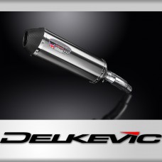 Kawasaki Versys 300X 2017-2023 343mm X-Oval Stainless Exhaust Silencer Can Kit
