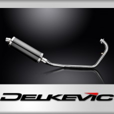 VSR125 VISAR 2014-2024 / OVAL 350mm (14 inch) CARBON FIBRE SILENCER COMPLETE SYSTEM