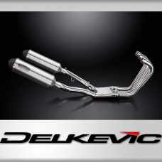 FJ1200 (3CV) 1989-1990 / XOVAL 343mm (13.5 inch) R/H + L/H SILENCERS 4-2 COMPLETE SYSTEM BRUSH 304 S