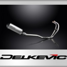 Kawasaki GPZ500S Complete Exhaust 2-1 260mm X-Oval Titanium Silencer Can