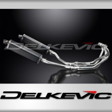 Yamaha XJ600 Diversion 1992-04 Full Exhaust 4-2 343mm X-Oval Stainless Silencers