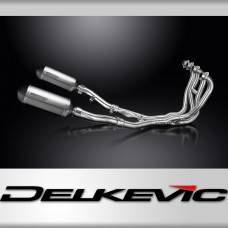 Kawasaki ZZR400 ZZR600 1990-09 Full Exhaust 4-2 260mm X-Oval Titanium Silencers